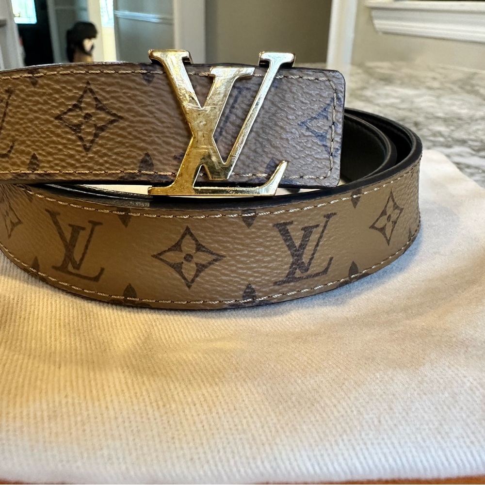COPY - Louis Vuitton LV Initiales 25mm Belt - Picture 3 of 7